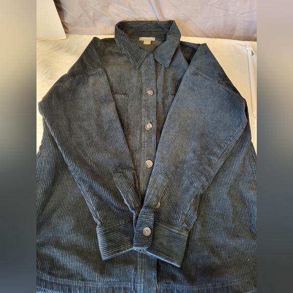 NWOT- Matty M Deep Green Corduroy Jacket, Size Large - Picture 6 of 6